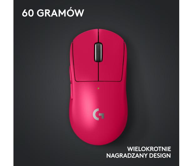 LOGITECH G PRO X Superlight 2 magenta 910-006797 - 1172771 - zdjęcie 13